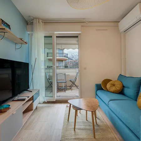 Апартаменты Magnifique 2 Pieces, Clim, Parking , Wifi Больё-сюр-Мер